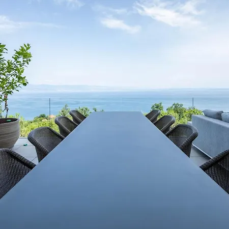 Stunning Kvarner Villa 5 Bedrooms Villa Aura Caesar Stunning Sea Views Private Pool Opatija Vilă