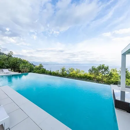 Stunning Kvarner Villa 5 Bedrooms Villa Aura Caesar Stunning Sea Views Private Pool Opatija *