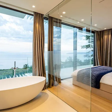 Willa Stunning Kvarner 5 Bedrooms Aura Caesar Stunning Sea Views Medveja