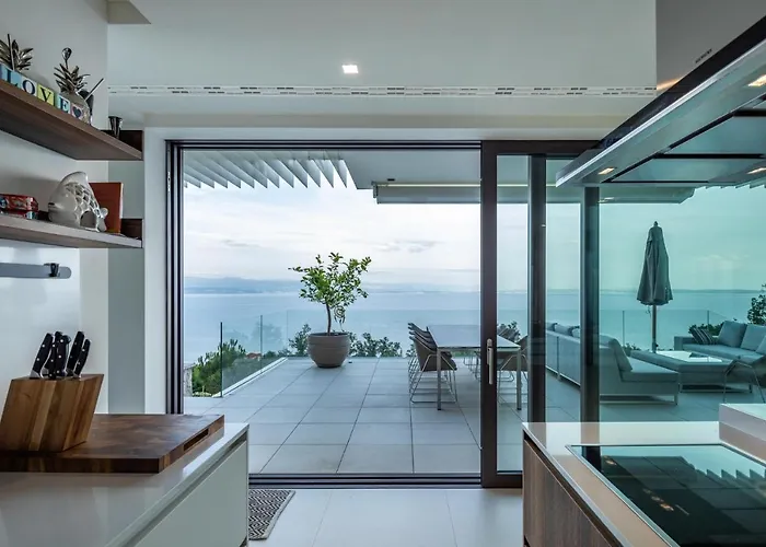 Stunning Kvarner 5 Bedrooms Aura Caesar Stunning Sea Views Villa