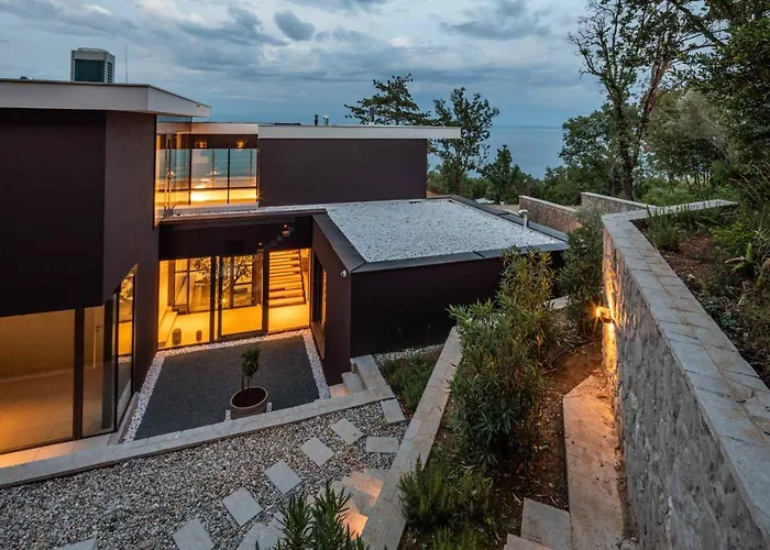 Stunning Kvarner 5 Bedrooms Aura Caesar Stunning Sea Views Villa
