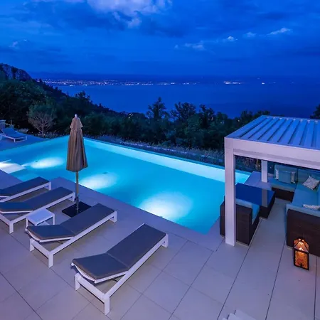 Stunning Kvarner Villa 5 Bedrooms Villa Aura Caesar Stunning Sea Views Private Pool Opatija
