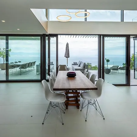 Вилла Stunning Kvarner Villa 5 Bedrooms Villa Aura Caesar Stunning Sea Views Private Pool Opatija