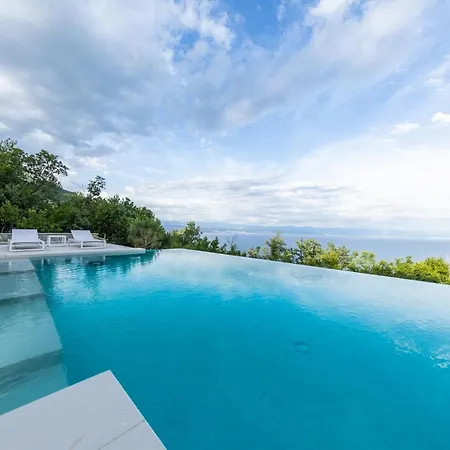 Stunning Kvarner Villa 5 Bedrooms Villa Aura Caesar Stunning Sea Views Private Pool Opatija Вилла *