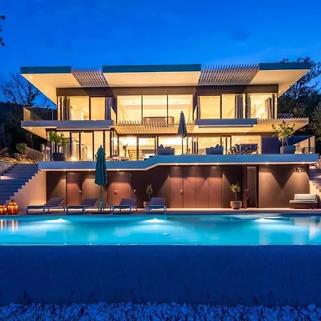 Stunning Kvarner Villa 5 Bedrooms Villa Aura Caesar Stunning Sea Views Private Pool Opatija Villa
